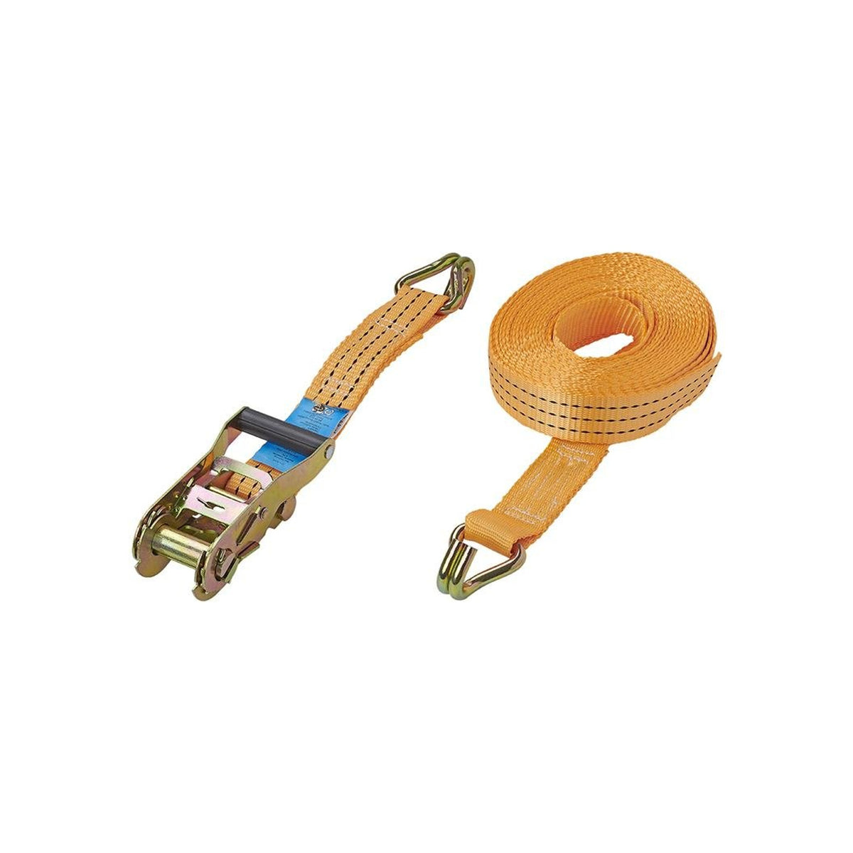 Spanband met ratel + 2 haken 8 meter 3000kg