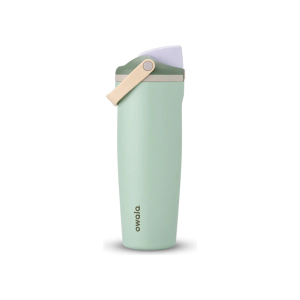 Owala FreeSip drinkfles 700ml mintgroen met rietje en handvat - lekvrije thermosbeker voor onderweg