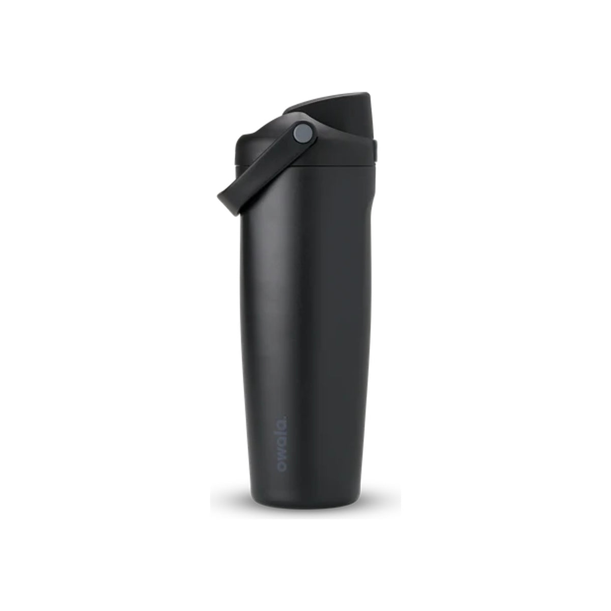 Zwarte thermosbeker met drukknop deksel - lekvrije isolerende koffiebeker voor onderweg 500ml