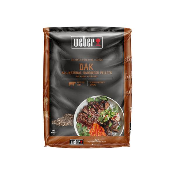 Weber Eichen Holzpellets 8kg Premium BBQ Räucherpellets