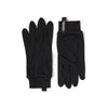 Zwarte touchscreen handschoenen met fleece voering, geschikt voor smartphones en tablets