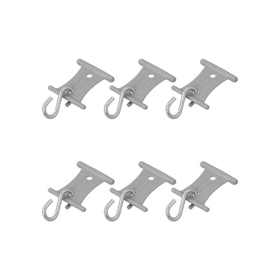 Hanger met S-haak voor tentrail 5/6mm en 7/8mm - set van 6 stuks