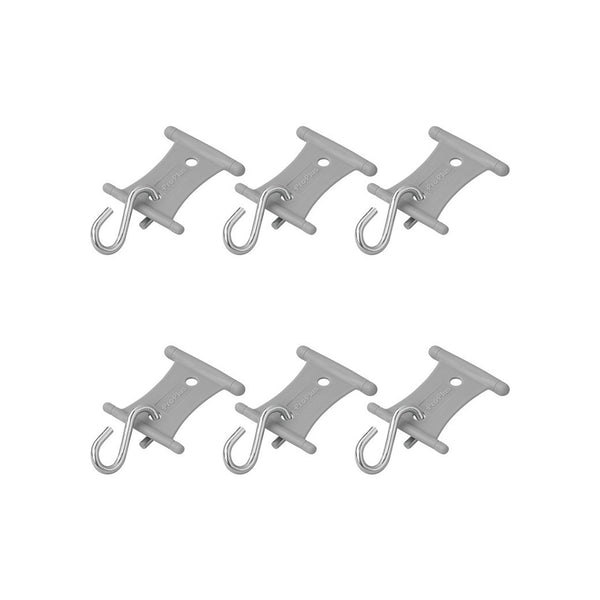 Hanger met S-haak voor tentrail 5/6mm en 7/8mm - set van 6 stuks