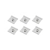 Hanger met oog voor tentrail 5/6mm en 7/8mm - set van 6 stuks