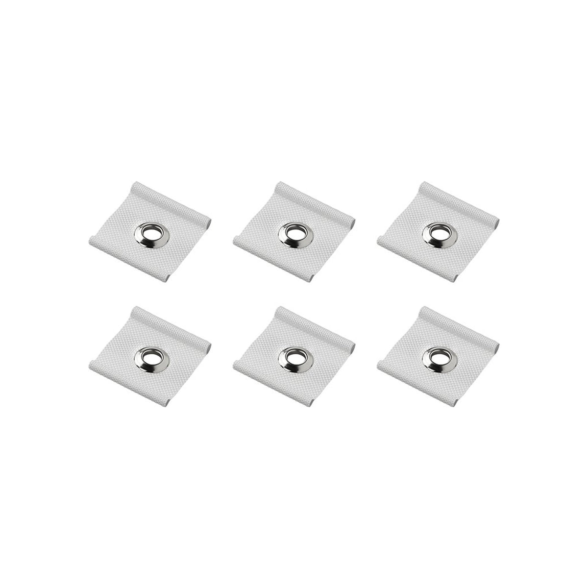 Hanger met oog voor tentrail 5/6mm en 7/8mm - set van 6 stuks