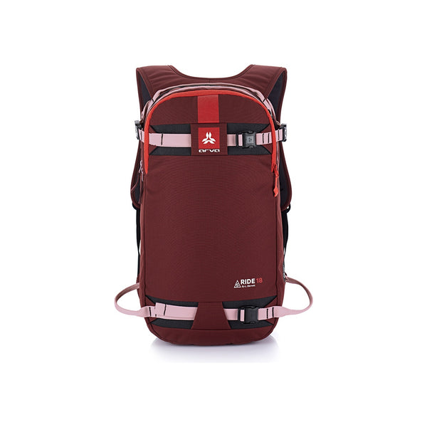 Bordeauxrode Arva Rescuer 32 rugzak voor ski- en snowboardtouren met veiligheidsvakken