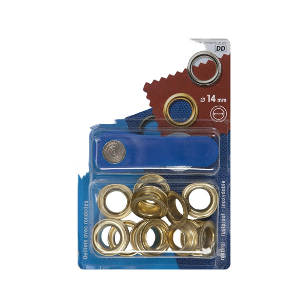 Prym Zeilring+mont.14mm 10st 541373