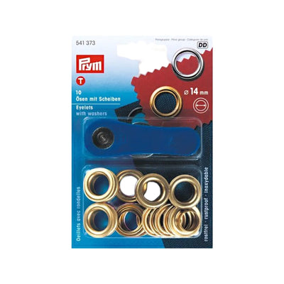 Prym Zeilring+mont.14mm 10st 541373