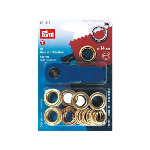 Prym Zeilring+mont.14mm 10st 541373