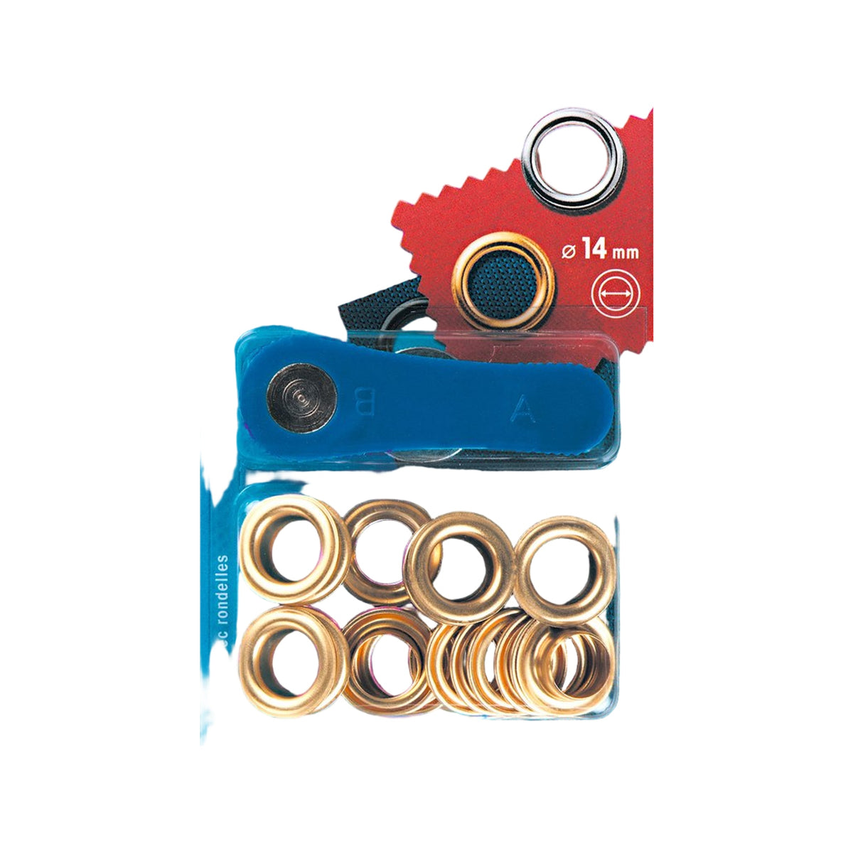 Prym Zeilring+mont.14mm 10st 541373