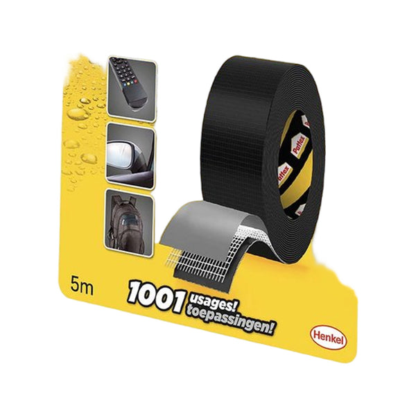Pattex Power Tape zwart rol 5mtr