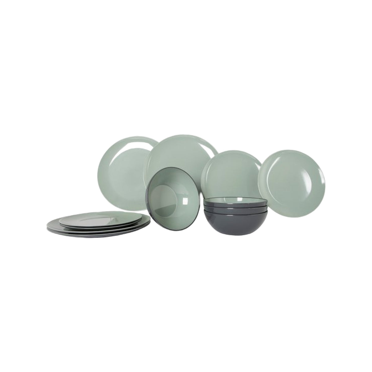 Gimex VIV Servies groen 12dlg