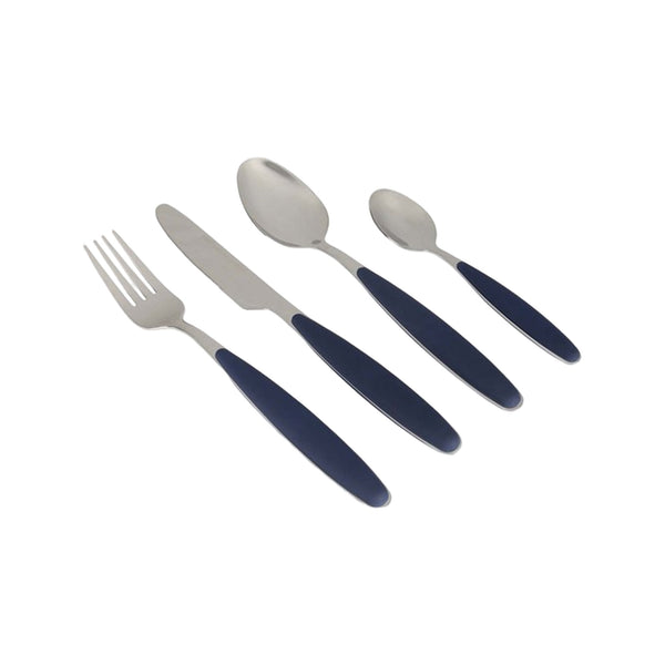 Gimex Bestek marine blauw 16dlg