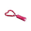 Mini LED with Heart Carabiner, red