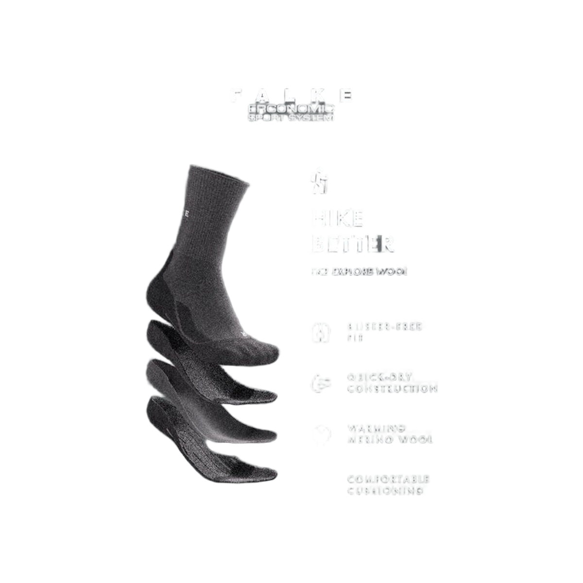 FALKE TK2 Explore Wool W
