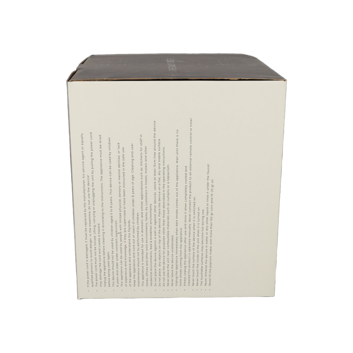 RØQUET Popcorn Maker Zwart