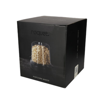 RØQUET Popcorn Maker Zwart