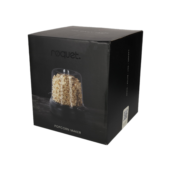 RØQUET Popcorn Maker Zwart