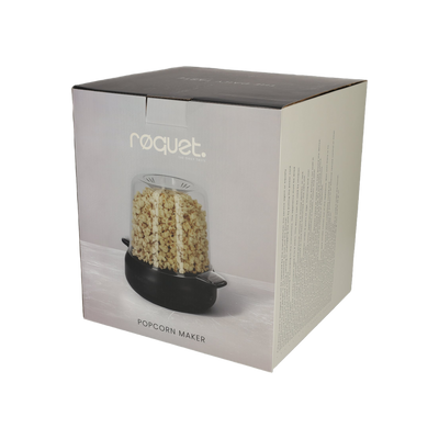 RØQUET Popcorn Maker Zwart