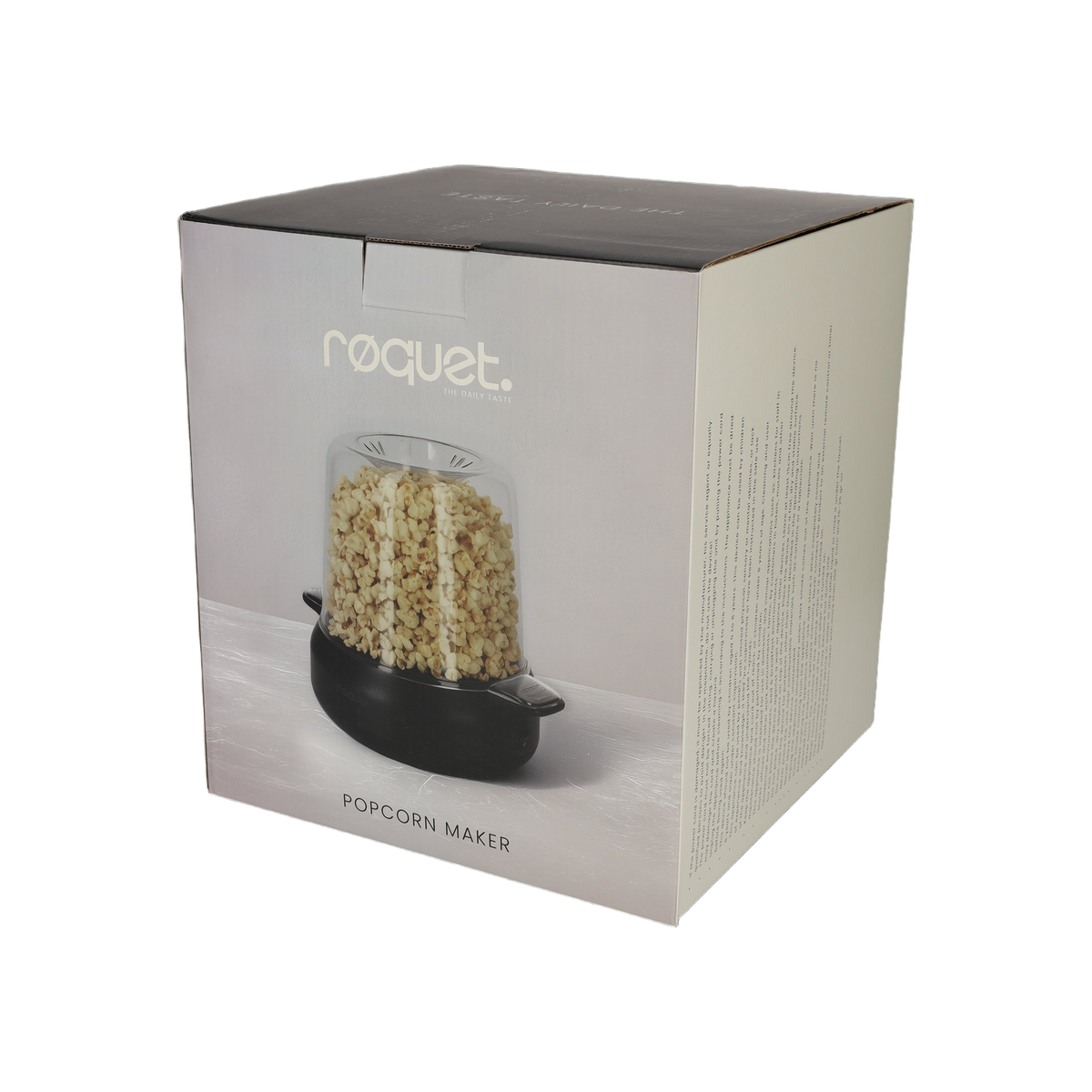 RØQUET Popcorn Maker Zwart
