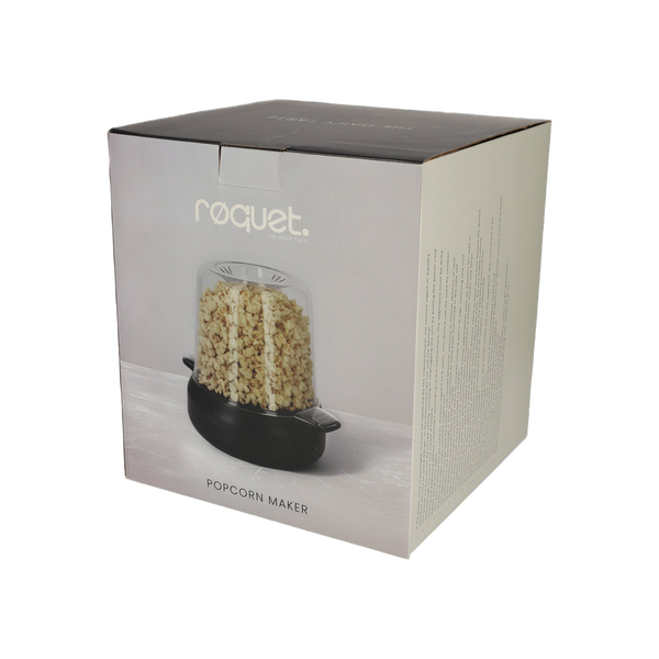 RØQUET Popcorn Maker Zwart