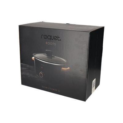 RØQUET Slowcooker 3L Roots Zwart