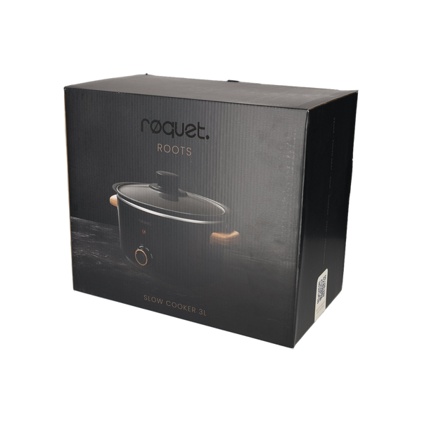 RØQUET Slowcooker 3L Roots Zwart