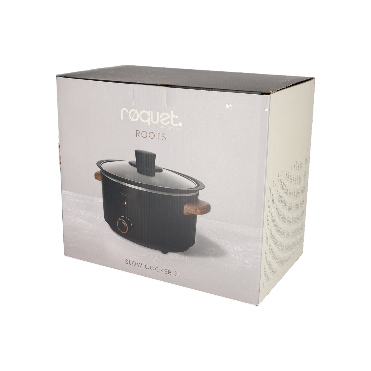 RØQUET Slowcooker 3L Roots Zwart