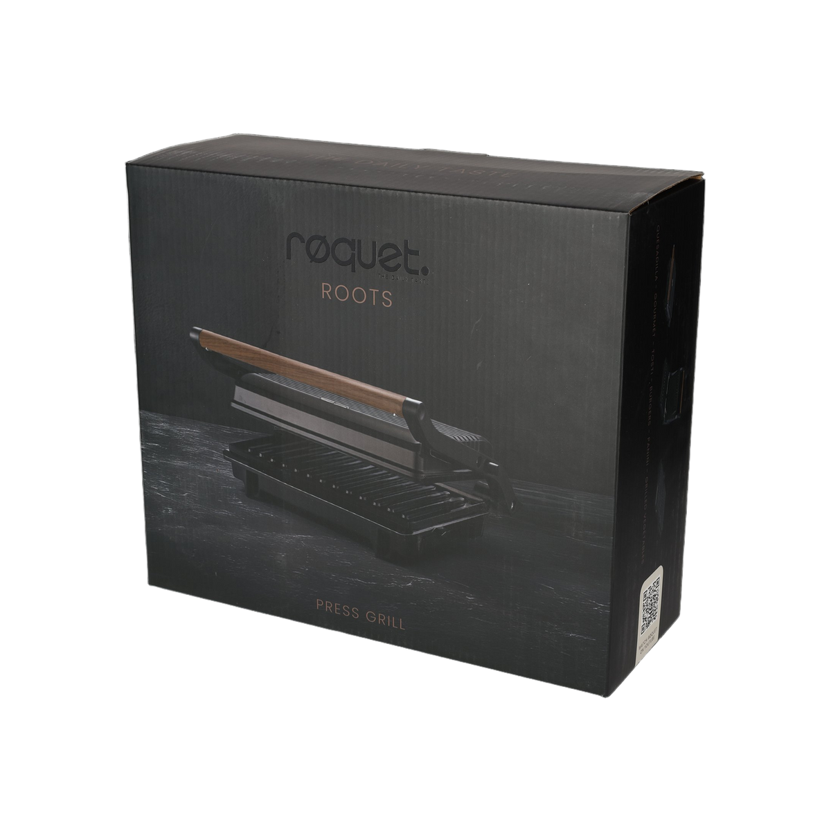 RØQUET Contactgrill Roots Zwart