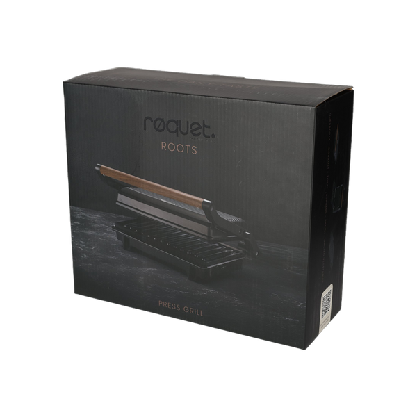 RØQUET Contactgrill Roots Zwart
