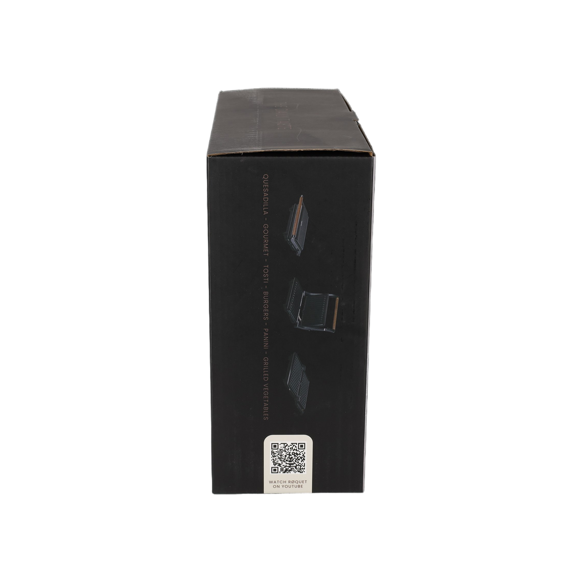 RØQUET Contactgrill Roots Zwart