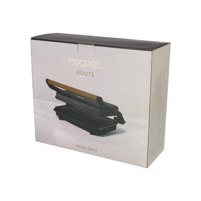 RØQUET Contactgrill Roots Zwart