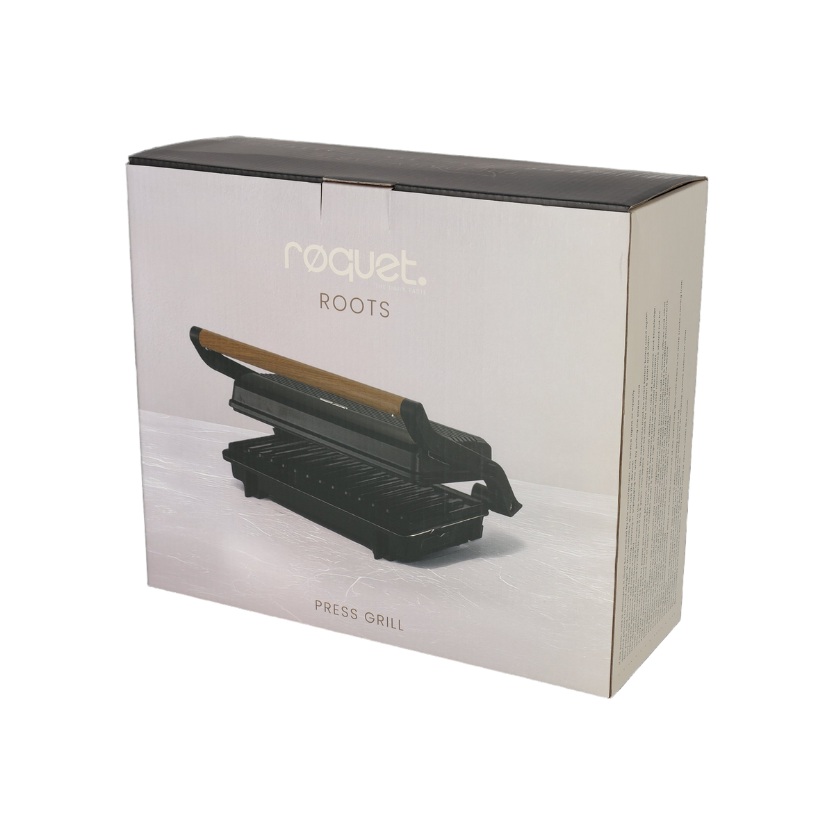 RØQUET Contactgrill Roots Zwart