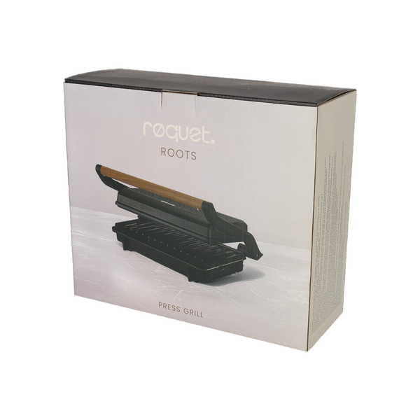 RØQUET Contactgrill Roots Zwart