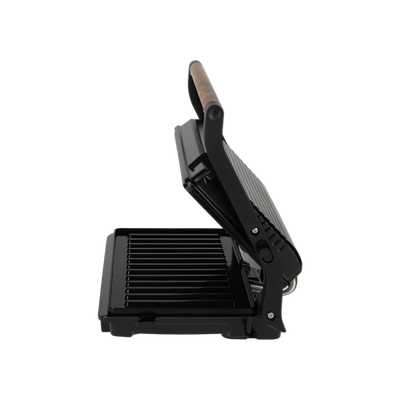 RØQUET Contactgrill Roots Zwart