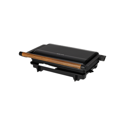 RØQUET Contactgrill Roots Zwart