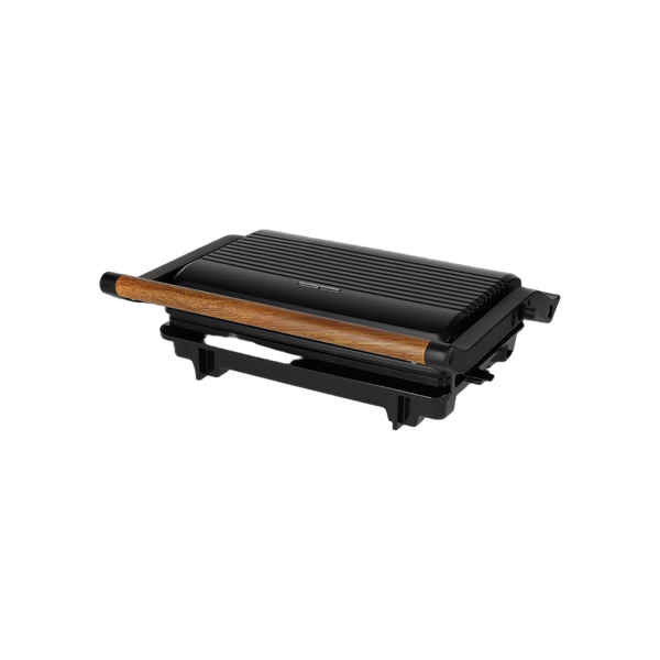 RØQUET Contactgrill Roots Zwart