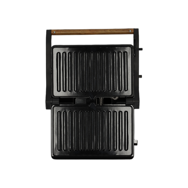 RØQUET Contactgrill Roots Zwart