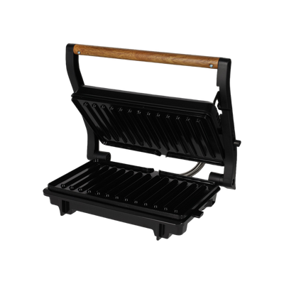 RØQUET Contactgrill Roots Zwart
