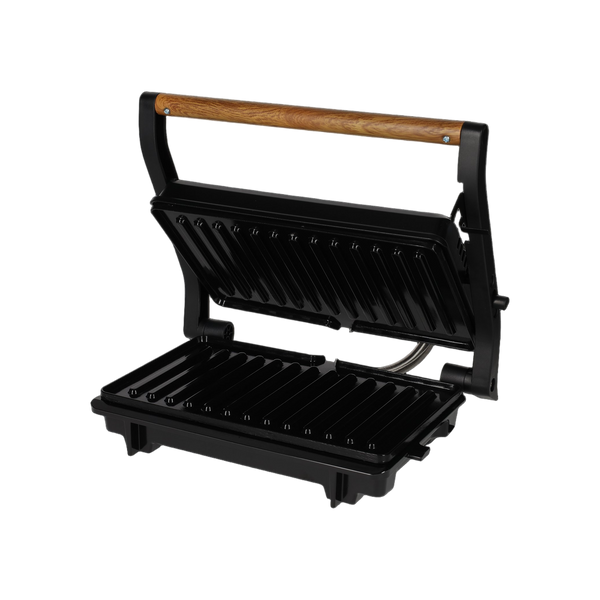 RØQUET Contactgrill Roots Zwart