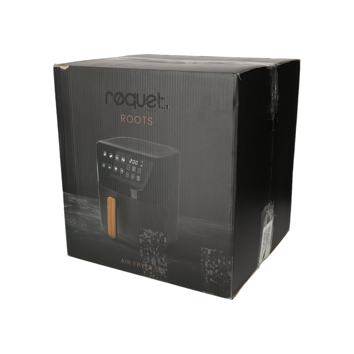 RØQUET Airfryer 5L Roots Zwart