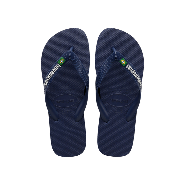 Havaianas Brasil Logo — Navy Blue