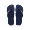 Havaianas Brasil Logo — Black/Black