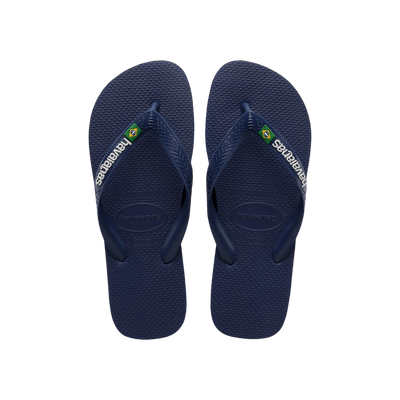 Havaianas Brasil Logo — Black/Black