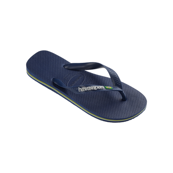 Havaianas Brasil Logo — Black/Black