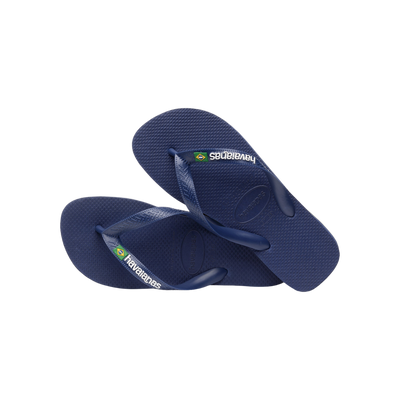 Havaianas Brasil Logo — Black/Black