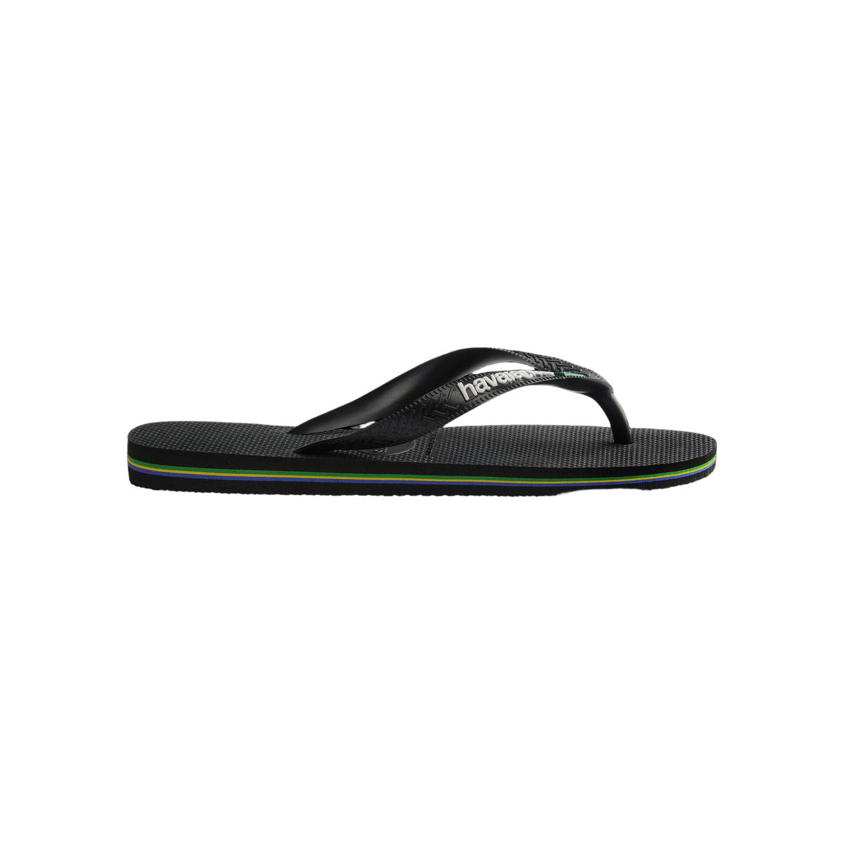 Havaianas Brasil Logo — Black/Black