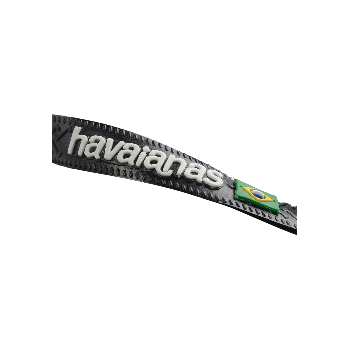 Havaianas Brasil Logo — Black/Black