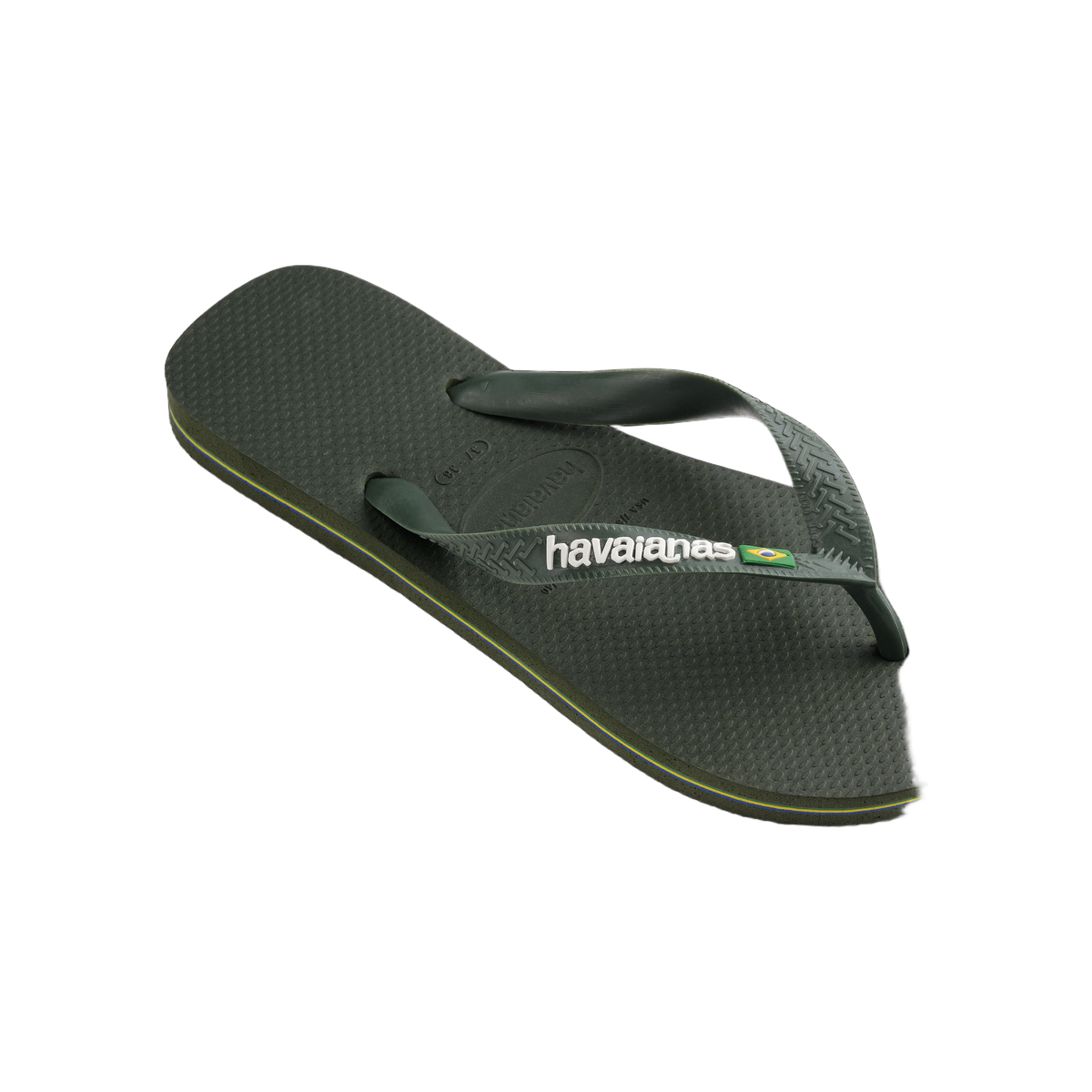 Havaianas Brasil Logo — Black/Black