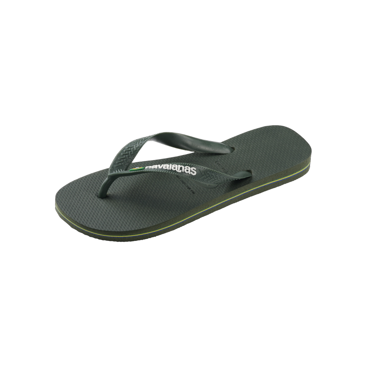 Havaianas Brasil Logo — Black/Black